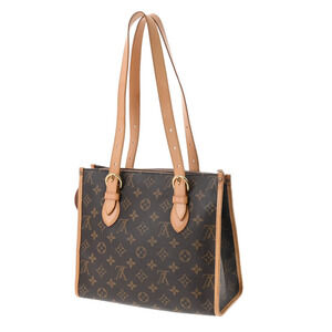 Louis Vuitton Canvas Monogram Popincourt Handbag Brown